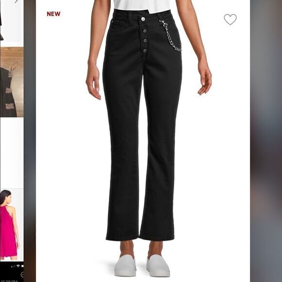 NWT WeWoreWhat Crossover Straight Leg jeans‎ - Picture 3 of 10